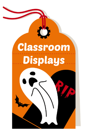 Halloween classroom and bulletin board displays