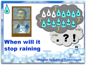 Rainy Day Punctuation Marks Powerpoint Lesson