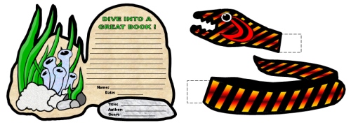 Dive Into Reading Sea Snake Book Report Projects and Templates