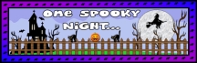 Free One Spooky Halloween Night Bulletin Board Display Banner