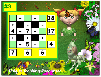 Spring Math Puzzles Powerpoint