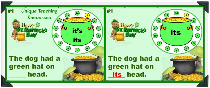 Fun St. Patrick's Day Grammar Powerpoint Lesson For Students