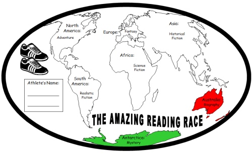 Fun Reading Program The Amazing Reading Race 7 continents