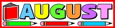 August Printable Monthly Calendar