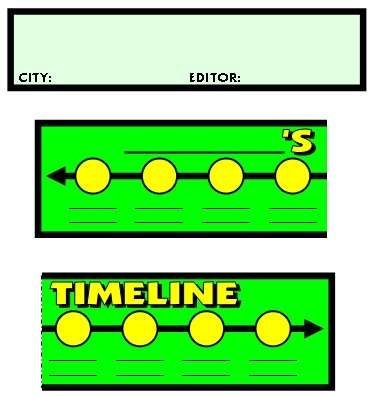 Biography Newspaper Timeline Templates