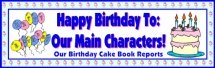 Birthday Cake Bulletin Board Display Banner