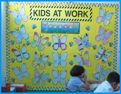 Butterfly Book Reports Bulletin Board Display