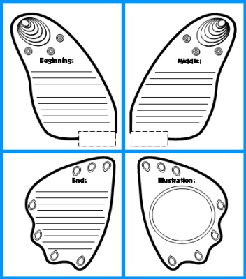 Spring Butterfly Creative Writing Templates and Worksheets