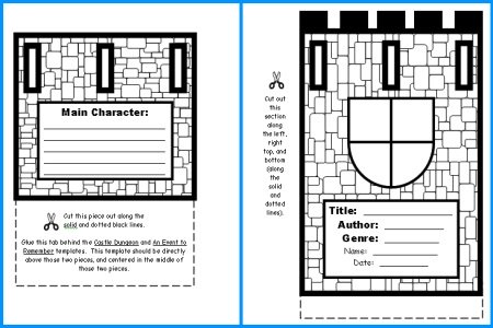 Castle Book Report Project Student WritingTemplates and Worksheets