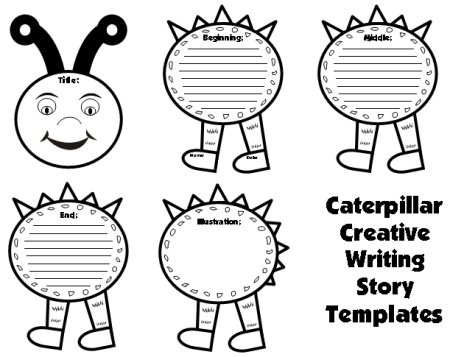 Spring Caterpillar Creative Writing Templates