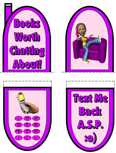 Creative Book Report Projects and Ideas Cell Phone Templates