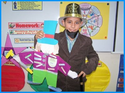Charlie and the Chocolate Factory Willy Wonka Main Character Book Report Project