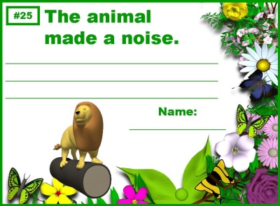 Language Arts Powerpoint Writing Colorful Sentences