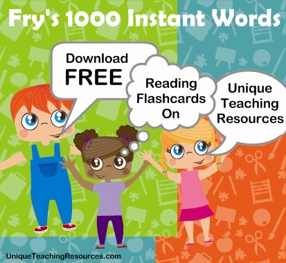 Download Free Fry 1000 Instant Words and Sight Word Flashcards