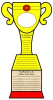 First Place Trophy Favorite Book Report Project Templates