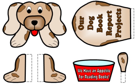 dog book report projects bulletin board display