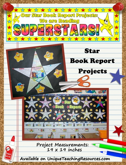 Fun Book Report Project Ideas - Star Templates