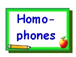 Go To Homophones Lesson Plans Page