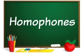 homophone powerpoint lessons