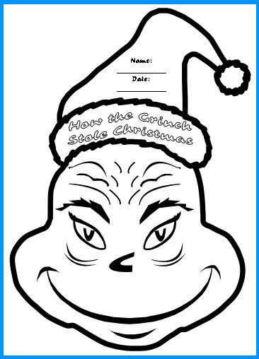 How the Grinch Stole Christmas Writing Project Templates and Worksheets