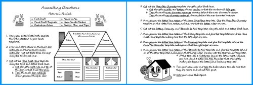 Book Report Projects Assembly Directions Character House