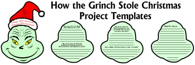 How the Grinch Stole Christmas Fun Student Book Report Project Dr. Seuss