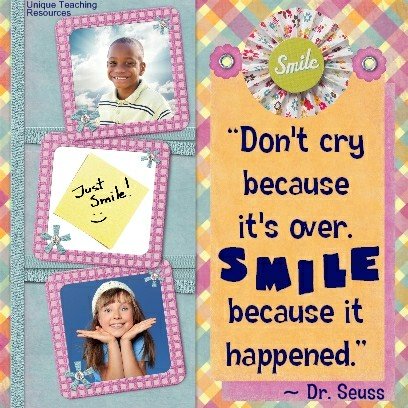 Quotes by Dr Seuss - Don't cry because it's over. Smile because it happened.