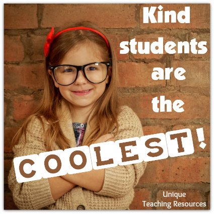 Kind students are the coolest.