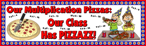 Math Multiplication Facts Sticker Charts Bulletin Board Display