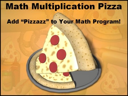 Math Multiplication Pizza Sticker and Incentive Charts