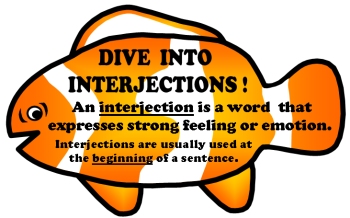 Interjections Teaching Resources and Templates for Teaching the Parts of Speech