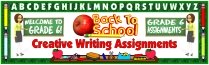 Creative Writing Bulletin Board Banner For Back To School