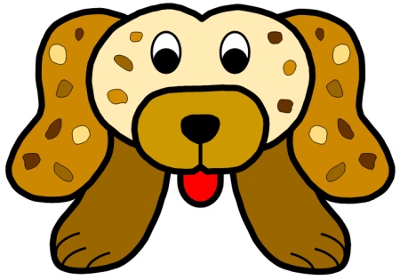 Punctuation Puppy Head Template