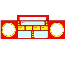 Radio Book Report Project Templates