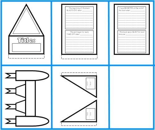 Rocket Book Report Project Templates and Worksheets