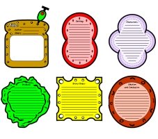 Sandwich Book Report Templates