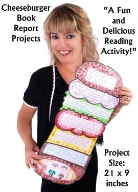 Fun Sandwich Book Report Projects and Templates for Elementary School Students and Teachers