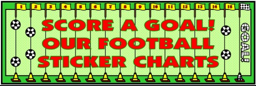 Football Sticker Charts Bulletin Board Display Banner