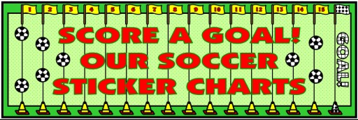 Soccer Sticker Charts Bulletin Board Display Banner