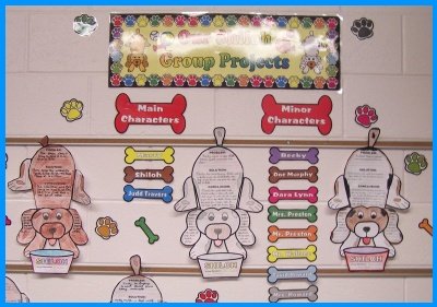 Shiloh Elementary Classroom Bulletin Board Display of Student Projects