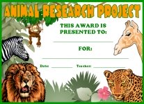 Student Award Animal Research Project