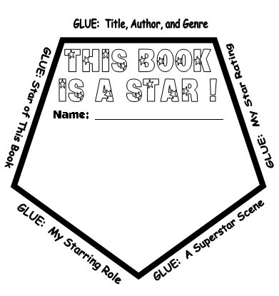 Star Templates for Book Report Projects