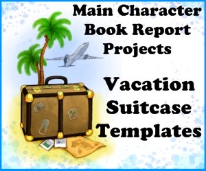 Fun Main Character Suitcase Book Report Projects