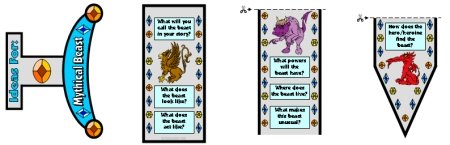 Writing Myths Mythical Beast Example for Elementary Students