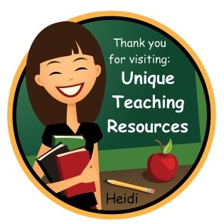 Thank You For Visiting Unique Teaching Resources