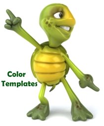 Turtle Color Templates