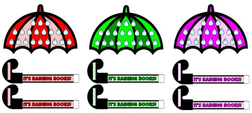 It's Raining Books April Reading Sticker Chart Set