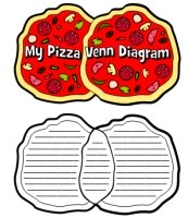 Pizza Venn Diagram Book Report Project Templates