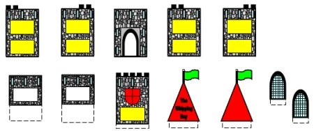 The Whipping Boy Castle Group Project Drawbridge Color Templates 2