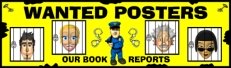 Wanted Poster Book Report Projects Bulletin Board Display Banner